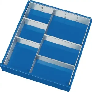 Direktkauf PROMAT Schubladenunterteilungsmaterial Fronthöhe 60-90 mm 1 Trenn- und 4 Steckwände 60-90 mm