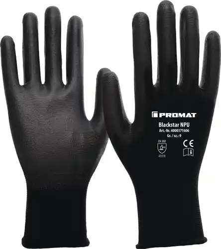 Jetzt Kaufen PROMAT Handschuhe Größe 9 (XL) schwarz 6 (S)