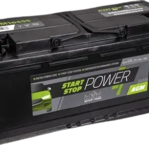 intAct Start-Stop-Power Batterie AGM105SS, 12 V 105 Ah AGM60SS12 V / 60 Ah / 680 A (EN) Schnäppchen