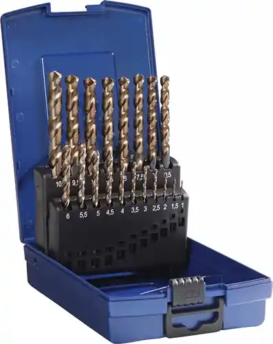 TECWERK Spiralbohrersatz Nenn- Durchmesser 1-10x0,5 mm Echt