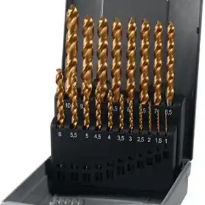 Preis Gesenkt PROMAT Spiralbohrersatz Nenn- Durchmesser 1-10x0,5 mm TiN-beschichtet