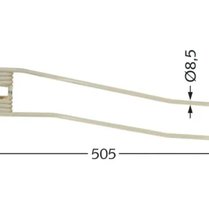 Nur Für Kurze Zeit Pöttinger Schwaderzinken 505 x 95 x 8,5 mm links/rechts, für Schwader Top 20, 30, 60