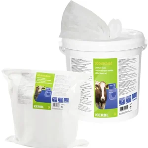 KERBL Euterpapier "UdderoClean" 200 x 200 mm feucht 1.000 St. Schnäppchen