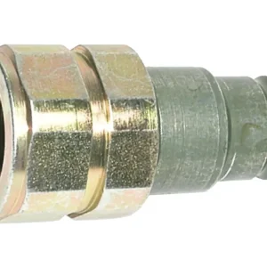 Billig Hydraulikstecker "FF" flachdichtend, Innengewinde zöllig; BSPP; zylindrisch