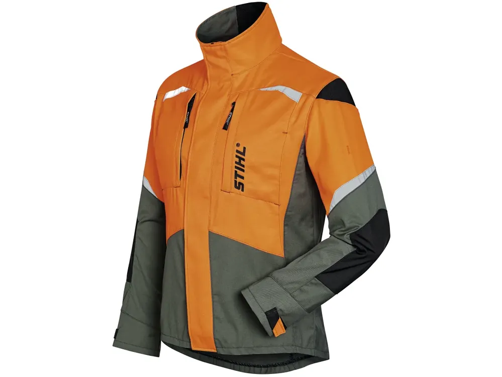 STIHL Forstjacke "Function Ergo", olivgrün; warnorange; schwarz Direkt Vom Hersteller