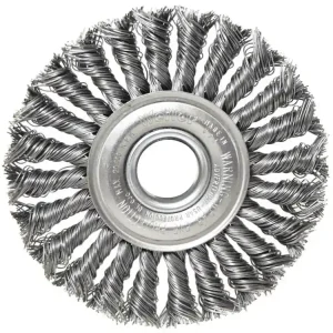 Markenware Weiler Stahl Drahtrundbürste 0,5 mm Draht gezopft