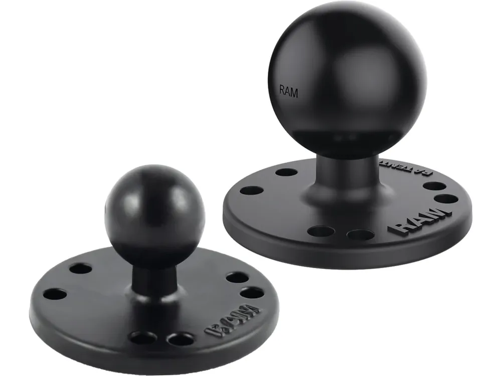 RAM® MOUNTS Basisplatte "Round" Schraubmontage, rund Must-Have