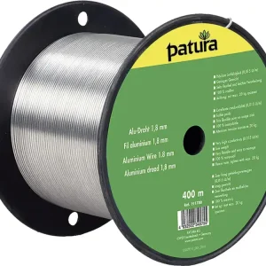 Garantierte Lieferung Patura Weidezaundraht 400 m Aluminium