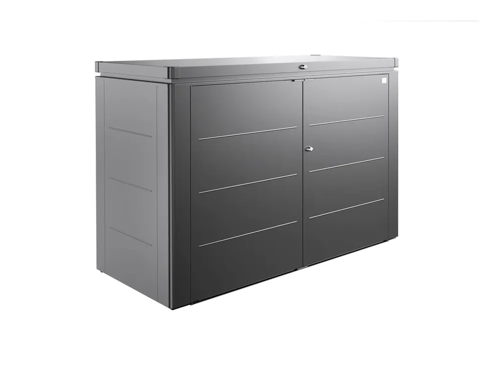 Biohort Gartenschrank "HighBoard" dunkelgrau; metallic Aktuell