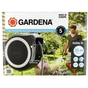 Jetzt Bestellen GARDENA Wand-Schlauchbox RollUp mit Gartenschlauch Schlauchtrommel, Gartenschlauchbox