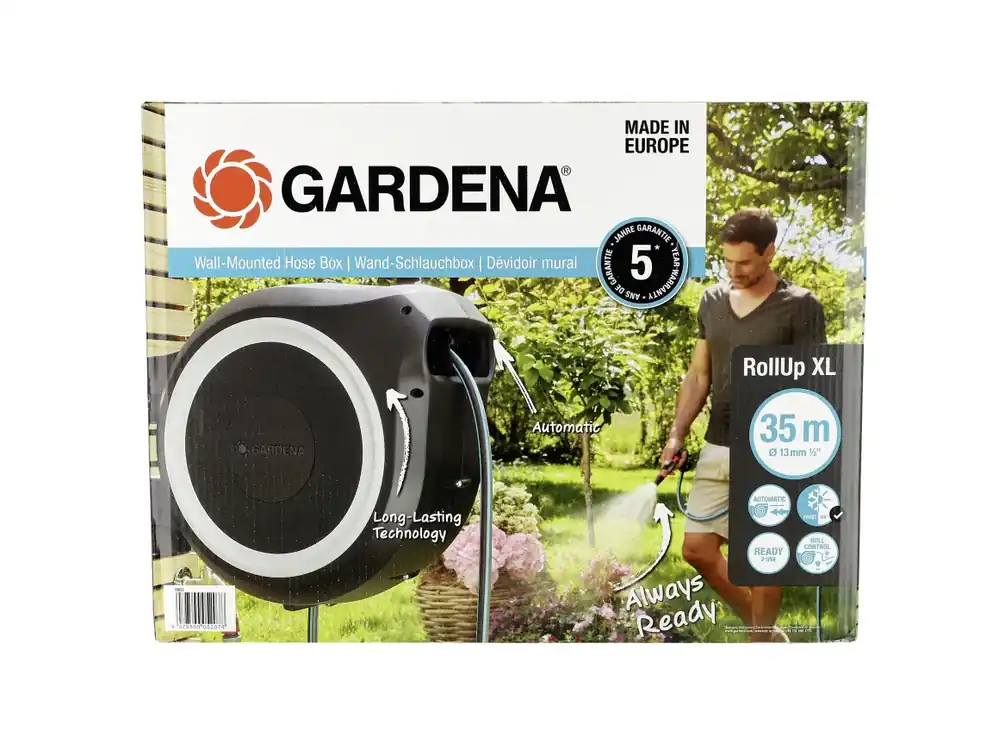 Jetzt Bestellen GARDENA Wand-Schlauchbox RollUp mit Gartenschlauch Schlauchtrommel, Gartenschlauchbox