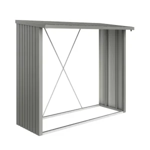 Neu Biohort Brennholzunterstand Woodstock dunkelgrau; metallic zur Aufbewahrung von Holz