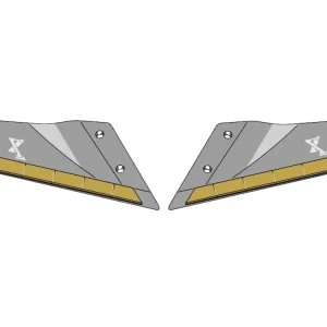 Neu Im Sortiment Industriehof® Scharflügel "eXtreme® CARBIDE LINE" links/rechts 480 mm, hartmetallbeschichtet, für Grubber Amazone, Howard, Kongskilde, Lemken