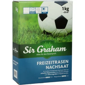Billig Sir Graham Freizeitrasen Rasensamen Nachsaat 170 m²