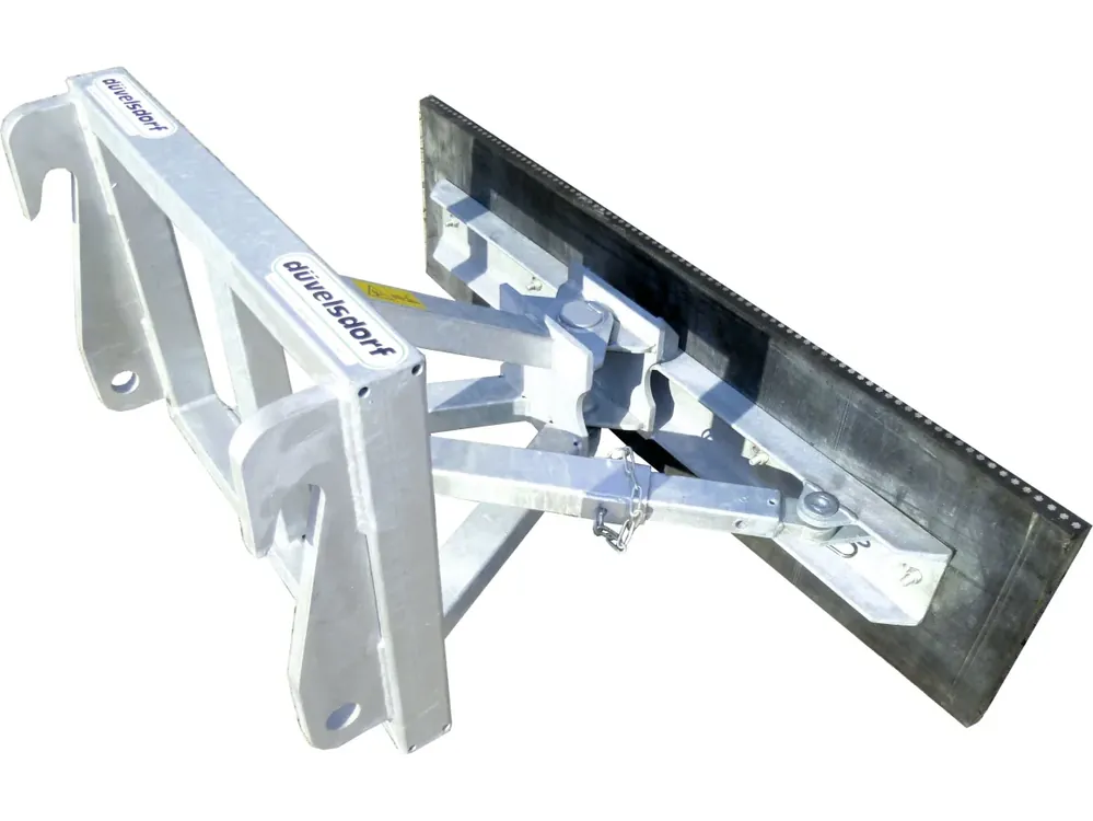 Düvelsdorf Gummischieber 1,10 – 1,30 m , 3-stufig mechanisch schwenkbar Nur Für Kurze Zeit