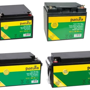 Patura Weidezaunbatterie "Super-Vlies" 12 V AGM, für Weidezaungeräte Solange Der Vorrat Reicht