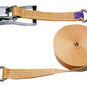 Saisonangebot KERBL Zurrgurt 50 mm 2-teilig, Spitzhaken, Ratsche orange