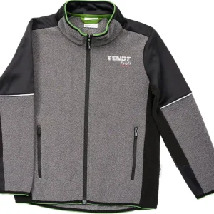Fendt Fleecejacke "Profi" Kinder blassgrau; schwarz Online Kaufen