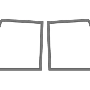 Türscheibe, grün, oben links/rechts, Siebdruck, für Fiat, Ford New Holland L 60, L 65, L 75, L 85, L 95 Highlight