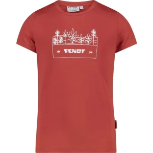 Fendt T-Shirt Kinder rot; weiß Expressversand