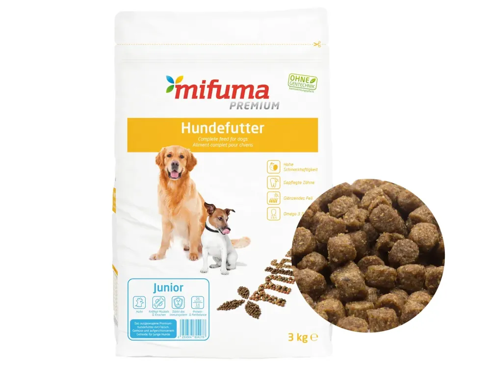 Mifuma Junior Hund Welpenfutter ab der 1. Lebenswoche Brikett Wochenendangebot