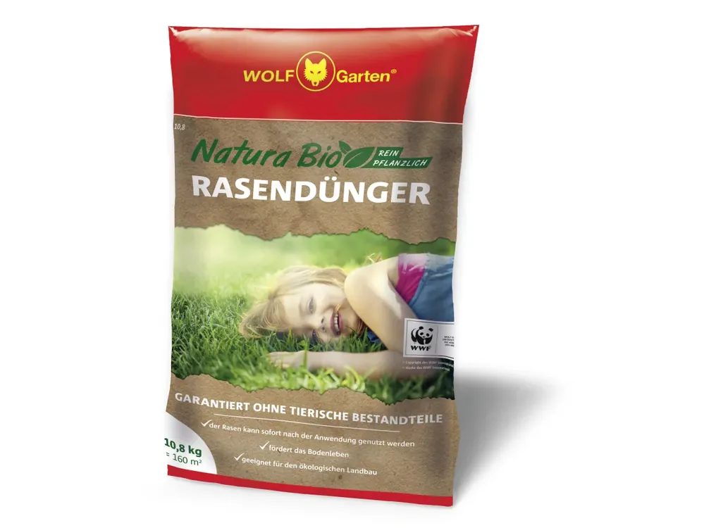 Wolf-Garten® Natura Rasendünger Neue Kollektion