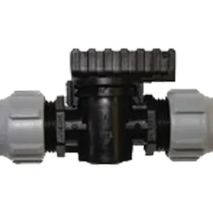 Neue Ware TAVLIT Kugelhahn Rohranschluss beidseitig, Nut Lock, für dickwandiges Tropfrohr