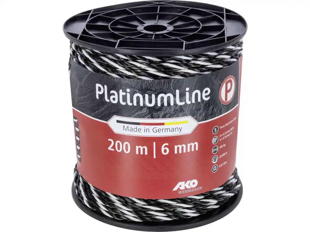 Ako Elektroseil "PlatinumLine" schwarz; weiß Neu