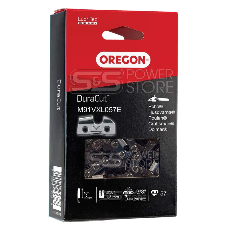 Oregon DuraCut Sägekette hartverchromt M91VXL057E Multicut 3/8" 1,3 mm 57 TG 40 cm Halbmeißel Top-Angebot