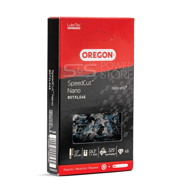 Oregon SpeedCut Nano Sägekette 80TXL038E 325" 1,1 mm 38 TG 20 cm Halbmeißel Expressversand