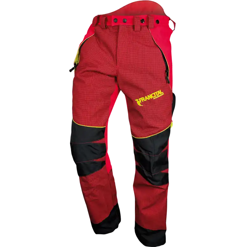 Top-Preis Francital Schnittschutzhose PLATIN Pro rot Bundhose L
