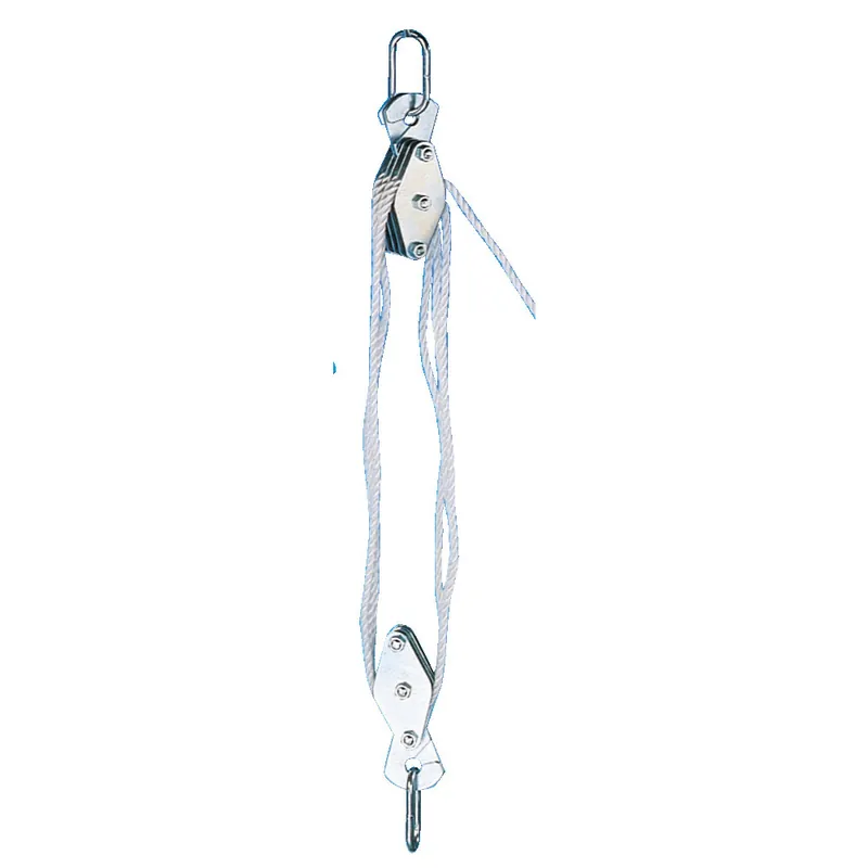 Top-Seller Universal-Flaschenzug 400 kg - 22 m Seil, 2,5 m Hebehöhe, Robust