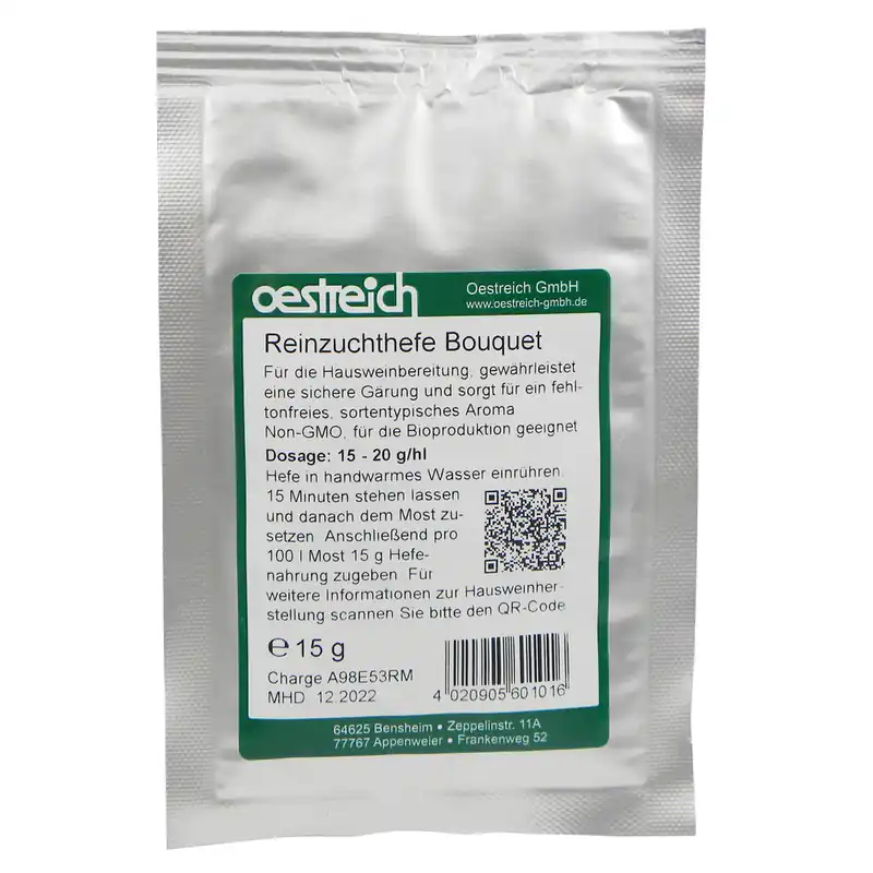 Oestreich Reinzuchthefe Bouquet Schnäppchen