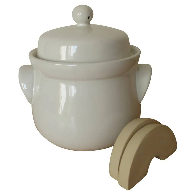 Gärtopf-Mini inkl. Stein creme 2 L Echt