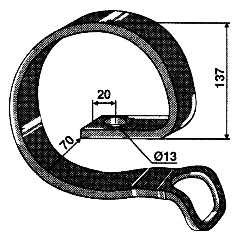 Verstärkungsfeder 45x10 mm Mega-Angebot