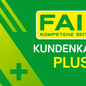Neu FAIE Kundenkarte PLUS