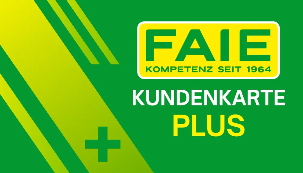Neu FAIE Kundenkarte PLUS
