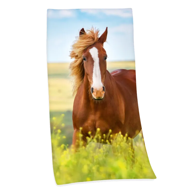 Expressversand Badetuch Pferd 75x150 cm