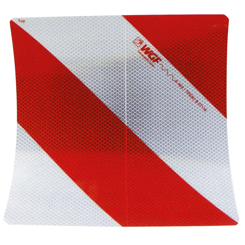 Warnfolie 282x282mm links Top-Angebot