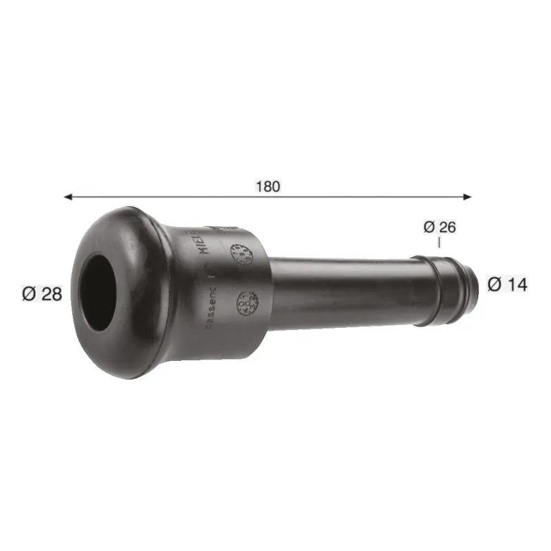 Günstig Zitzengummi HL28 passend Miele 7720.0071.543