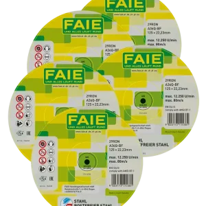 FAIE Schleifscheibe Messer, 5 Stück Sparset Aktuell
