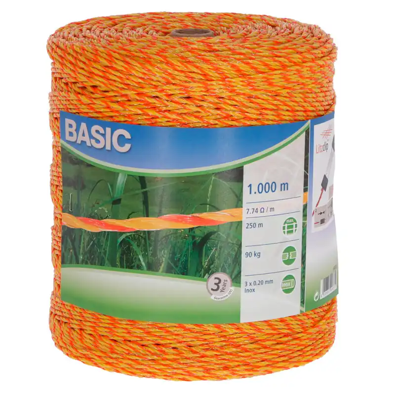 Highlight Litze Basic gelb/orange, 2 mm / 1000 m