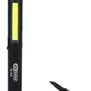 Schneller Versand KS Tools Stiftleuchte LED COB 350 Lumen Laserpointer und UV Licht, Aluminium