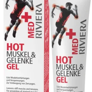 RIVIERA Muskel Gelenke Gel Med+ Hot 75 ml Neu Im Sortiment