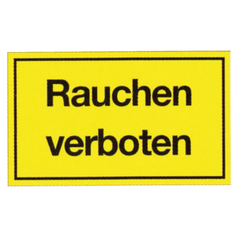 Direktkauf Warntafel 'Rauchen verboten'
