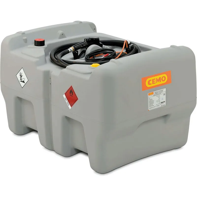 Knallerangebot Cemo Dieseltankanlage Mobil 440 L mit Pumpe 12V/30 L/min ohne Deckel