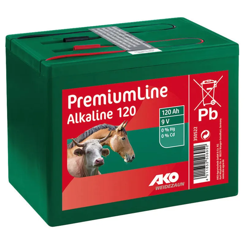 KERBL Weidezaunbatterie Alkaline 9 V, 120 Ah Sonderangebot