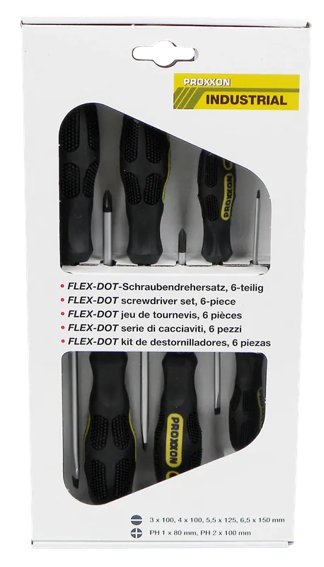 Angebot Proxxon Schraubendrehersatz 6-tlg. PH und Schlitz