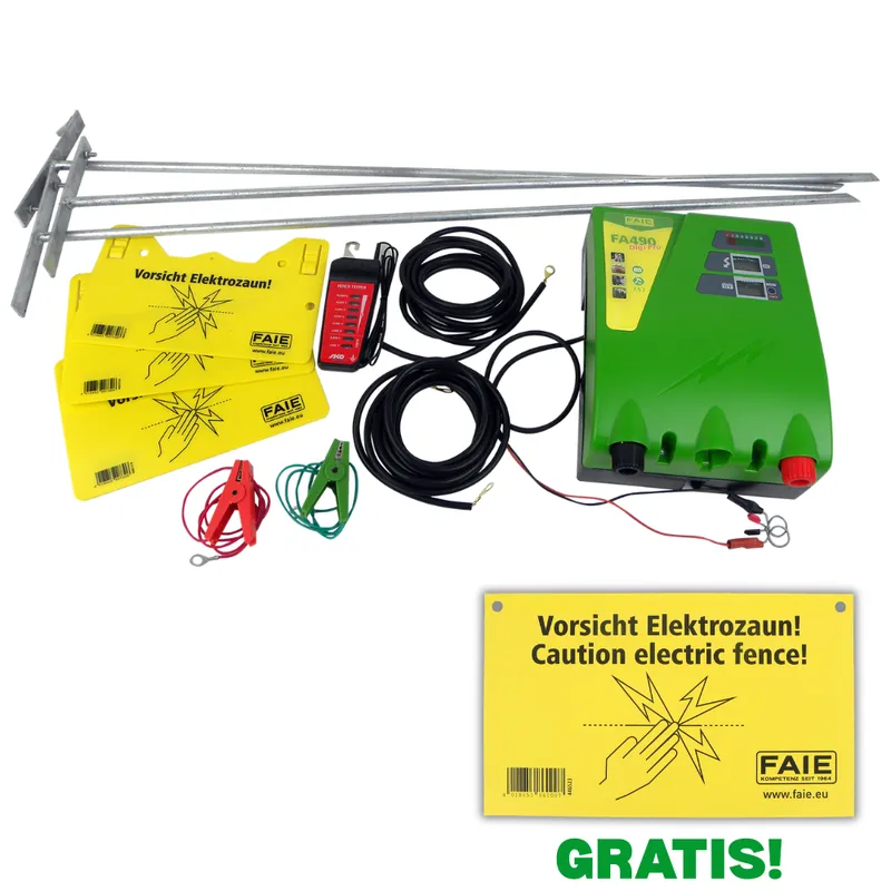 Ausverkauf Weidezaun-Geräte-Set 12 V