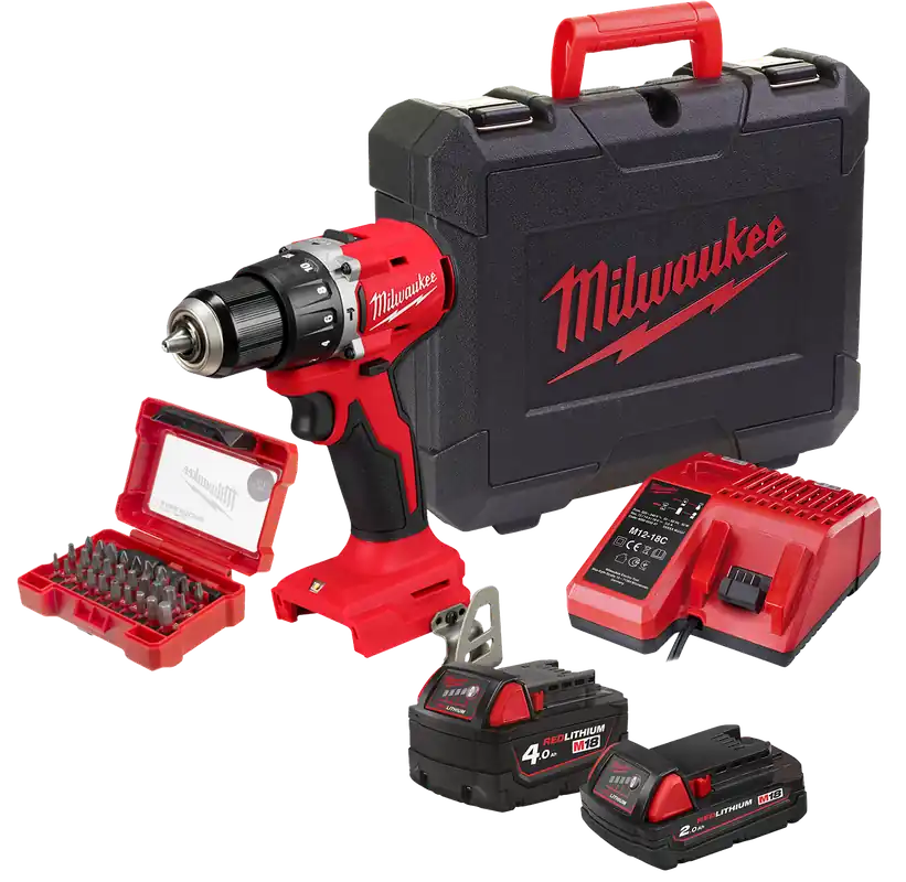 Milwaukee Schlagbohrschrauber M18 BLPDRC-Set Must-Have